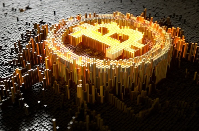 Illustration des Bitcoin Logos